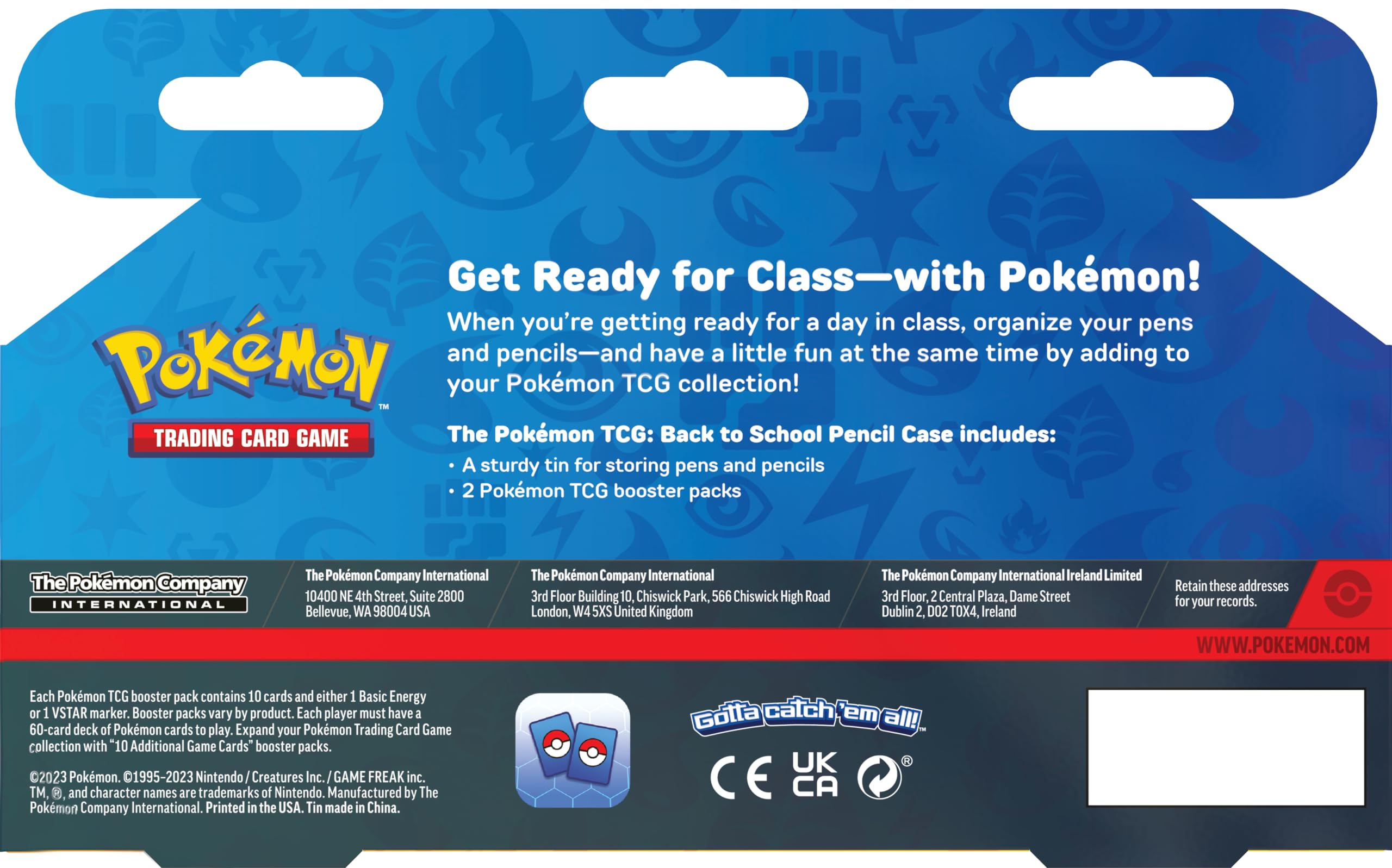 Pokemon Tcg: Back To School 2023: Pencil Case Pokemon Tcg: Back To School 2023: Pencil Case